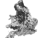 Coal intensity in England and Wales, 1901. Bailey et al. 2016.